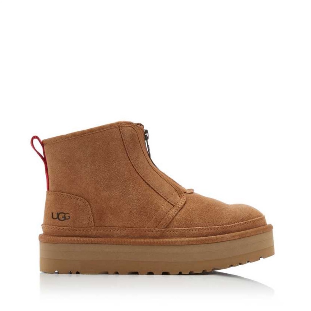 UGG Neumel Platform Zip Suede Boots.